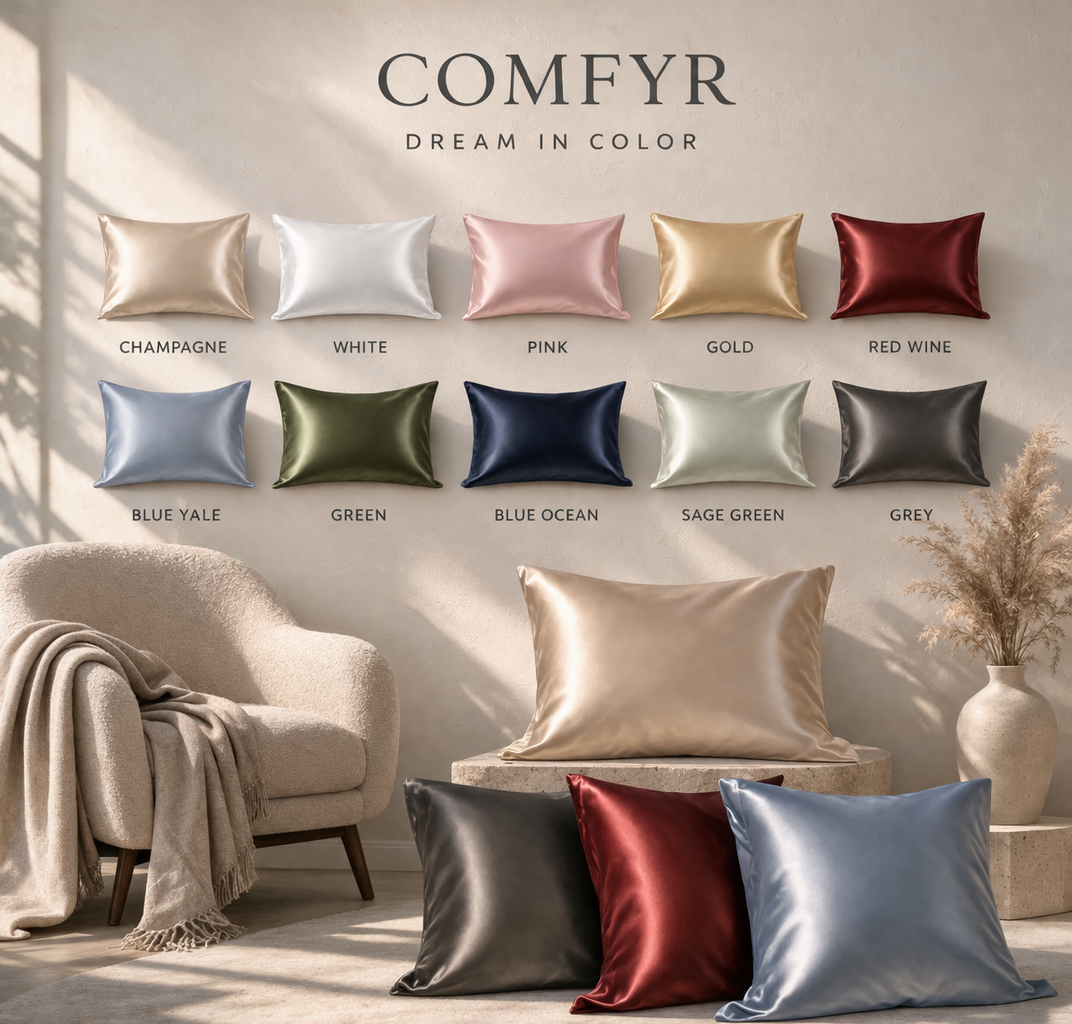 Comfyr™ 100% Mulberry Silk Pillowcase