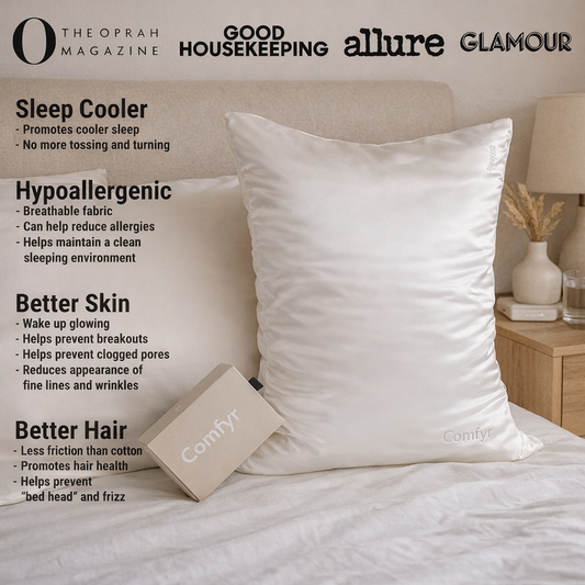 Comfyr™ Mulberry Silk Pillowcase