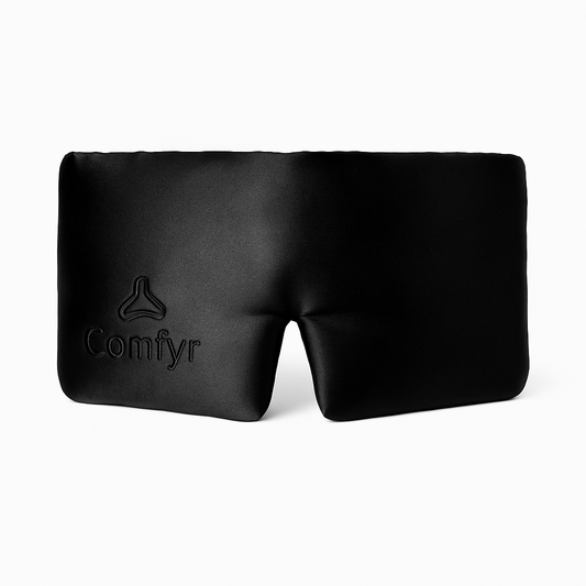 Comfyr™ 100% Mulberry Silk Sleep Mask — Pure Comfort, Pure Silk